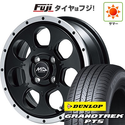 【新品】デリカD5 夏タイヤ ホイール4本セット 225/70R16 ダンロップ グラントレック PT5 MID WHEELS WO-7 16インチ
