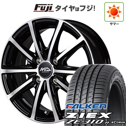 ZIEX 【新品国産車用 4穴100車】 夏タイヤ ホイール4本セット 175