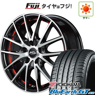BluEarth 【新品国産車用 5穴114.3車】 夏タイヤ ホイール4本セット 