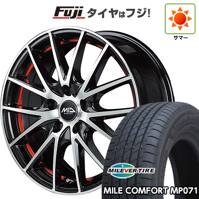 【新品国産車用5穴114.3】 | 夏タイヤ ホイール4本セット | 205/60R16 | ミレバー ミレコンフォート MP071(限定) | MID WHEELS RX27 | 6.5J 16インチ