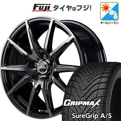 新品国産車用 5穴114.3車 オールシーズンタイヤ ホイール4本セット 225/45R18 グリップマックス シュアグリップ オールシーズン MID WHEELS DR-02 18インチ