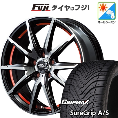【新品国産車用5穴114.3】 | オールシーズンタイヤ ホイール4本セット | 225/55R18 | グリップマックス Sure Grip AS | RX-02 18インチ