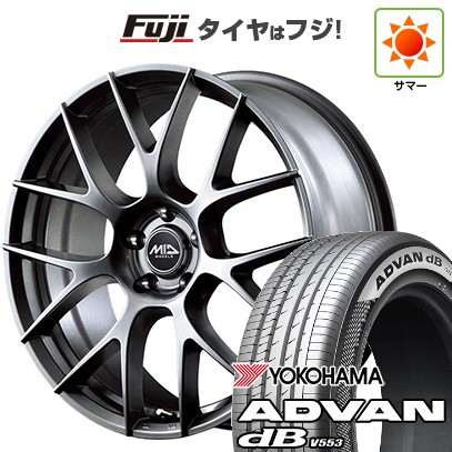 ADVAN - 新品 40系アルファード用 夏タイア 車輪4本仕掛ける 225/55R19 居住地ヴァン dB V553 MID WHEELS レフィナーダ 手ぶり3 トヨタ・レクサス車専用 19in 夏タイヤ、ホイールセット-車、バイク、自転車