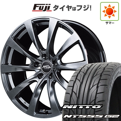 パンク保証付き 新品国産車用5穴114.3 | 夏タイヤ ホイール4本セット | 245/40R19 | ニットー NT555 G2 | レフィナーダ モーション2 TOYOTA/LEXUS用 | 19インチ