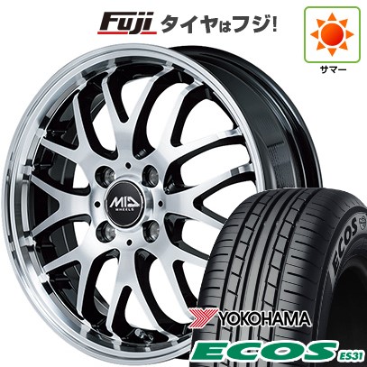 ECOS 日本製 【新品 軽自動車】夏タイヤ ホイール4本セット 165/50R15 