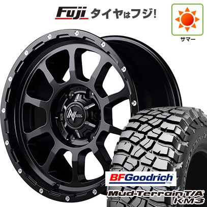 【新品】プラド/ハイラックス 夏タイヤ ホイール４本セット 265/70R17 BFグッドリッチ マッドテレーンT/A KM3 MID ナイトロパワー M10 パーシング 17インチ