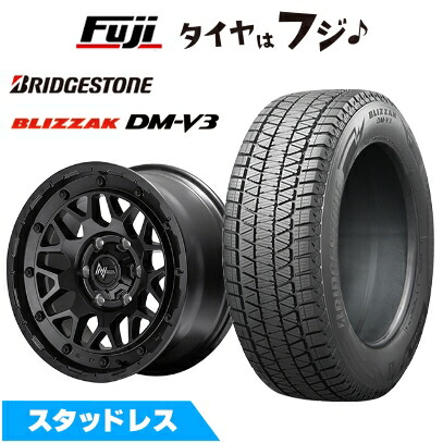 新品 FJクルーザー スタッドレスタイヤ ホイール4本セット 265/70R17 ブリヂストン ブリザック DM-V3 MID ナイトロパワー M29 スティンガー 17インチ