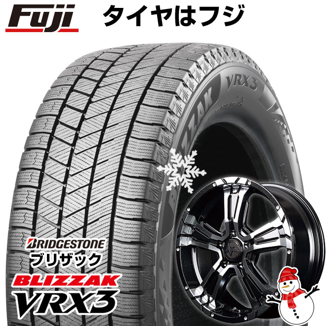 【新品】輸入車用 レネゲード スタッドレスタイヤ ホイール４本セット 215/60R17 ブリヂストン ブリザック VRX3 MID ナイトロパワー  クロスクロウ 17インチ