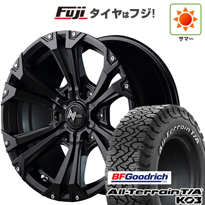 オールテレーン - 【新品】プラド/ハイラックス | 朱夏タイア 車輪4本仕掛ける | 285/70R17 | BFG T/A KO3 RWL | NITRO POWER ジャベリン | 17in タイヤ、ホイール-車、バイク、自転車-夏タイヤ、ホイールセット