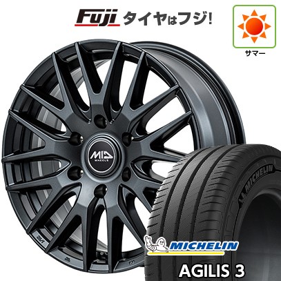AGILIS 【新品】ハイエース200系 夏タイヤ ホイール4本セット 215 