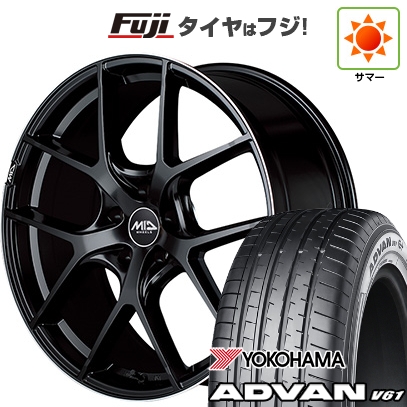ADVAN - 【新品国産車用5穴114.3】 | 夏タイア 車輪4本仕掛ける | 255/45R20 | ヨコハマ 居住地ヴァン V61 | MID WHEELS MID EXCLUSIVE 025F | 8.5J 20in 自動車-タイヤ、ホイール-車、バイク、自転車