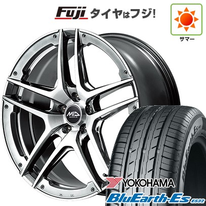 【新品国産車用 5穴114.3車】 夏タイヤ ホイール4本セット 245/40R19 ヨコハマ ブルーアース ES32 MID WHEELS MID EXCLUSIVE 025SV 19インチ