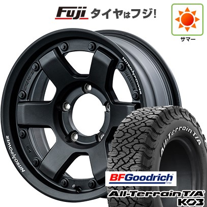 新品】ジムニーシエラ 夏タイヤ ホイール4本セット 225/70R16 BFグッド