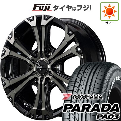 PARADA PA03 【新品】ハイエース200系 夏タイヤ ホイール4本セット