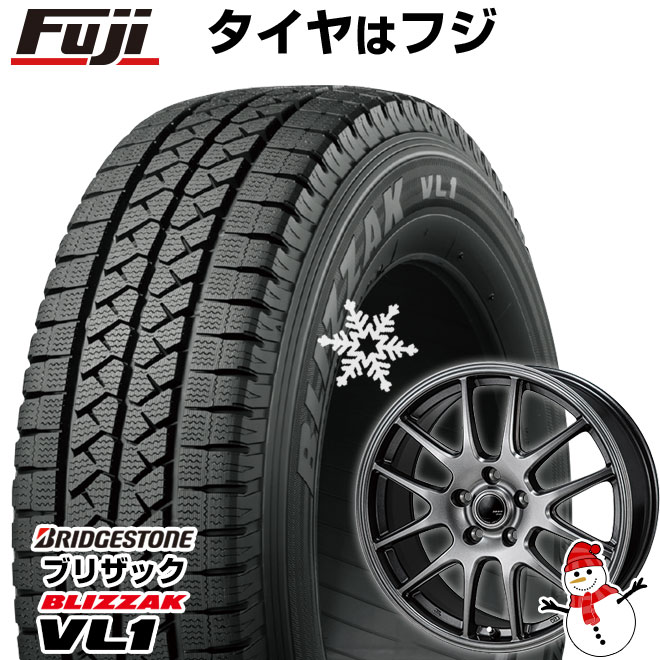 【新品】タウンエースバン専用 スタッドレスタイヤ ホイール４本セット 165/80R14 97/95N ブリヂストン ブリザック VL1 モンツァ ZACK JP 205 14インチ : fuji 26225 157497 28200 28200 : フジコーポレーション