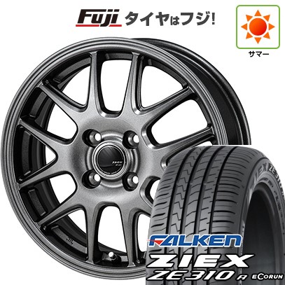 ZIEX 【新品国産車用 4穴100車】 夏タイヤ ホイール4本セット 185