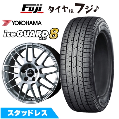 パンク保証付き 新品 40系アルファード/ヴェルファイア用 スタッドレスタイヤ ホイール4本セット 225/55R19 デルモア LC.S レクサス・トヨタ用 7J 19インチ