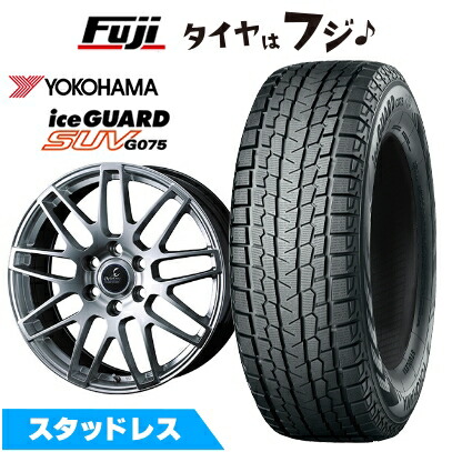 【新品】ランクル300 スタッドレスタイヤ ホイール4本セット 265/55R20 ヨコハマ アイスガード SUV G075 ウェッズ デルモア LC.S 20インチ