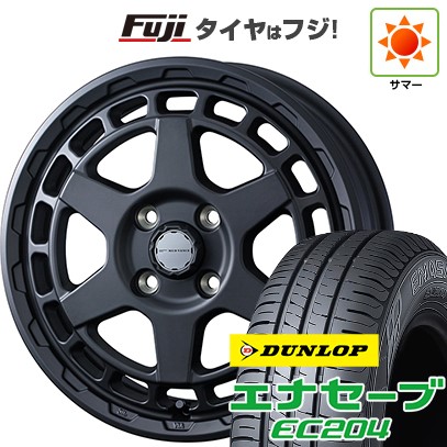 夏タイヤ　ダンロップエナセーブEC204 165/65/14Rスチールホイル2本セット エナセーブ ダンロップ EC204 165/65R14 79S◇DUNLOP ENASAVE ec204