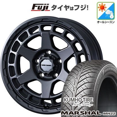 【新品国産車用5穴114.3】 | オールシーズンタイヤ ホイール4本セット | 225/60R17 | マーシャル MH22(限定) | マッドヴァンス X タイプS 17インチ