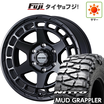 【新品】プラド/ハイラックス | サマータイヤ ホイール4本セット | 35X12.5R17 | ニットー マッドグラップラー | マッドヴァンス X タイプS | 8J 17インチ