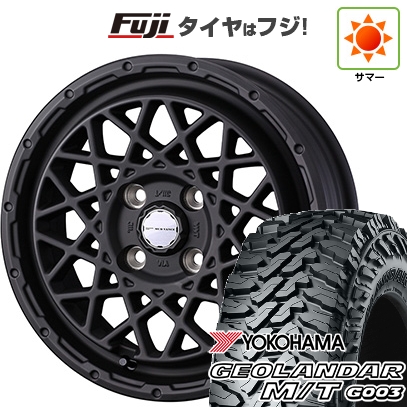 GEOLANDAR 【新品 軽自動車】軽トラ 軽バン 夏タイヤ ホイール4本 