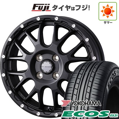 ECOS 日本製 【新品 軽自動車】夏タイヤ ホイール4本セット 165/50R15