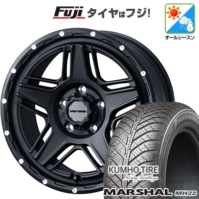 【新品国産車用5穴114.3】 | オールシーズンタイヤ ホイール4本セット | 225/60R17 | マーシャル MH22(限定) | マッドヴァンス 07 17インチ
