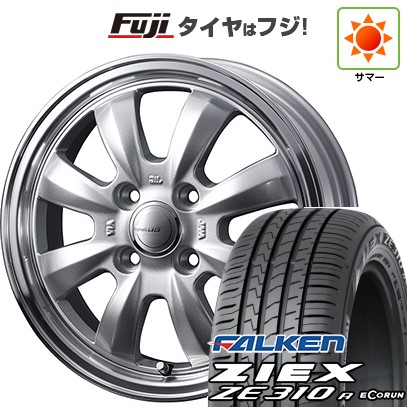 ゆうてぃ2025年製ファルケン　ZE310R　185/55R15　4本 ZIEX 【新品国産4穴100車】 夏タイヤ ホイール4本セット 185