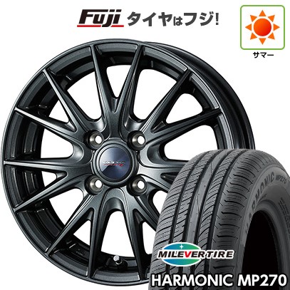 新品国産4穴100車】 夏タイヤ ホイール4本セット 175/65R14 ミレバー 