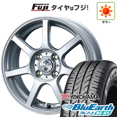 【新品 軽自動車】 夏タイヤ ホイール４本セット 145/80R13 ヨコハマ ブルーアース AE 01 ウェッズ トレファー ZR 13インチ : fuji 21701 157815 14967 14967 : フジコーポレーション