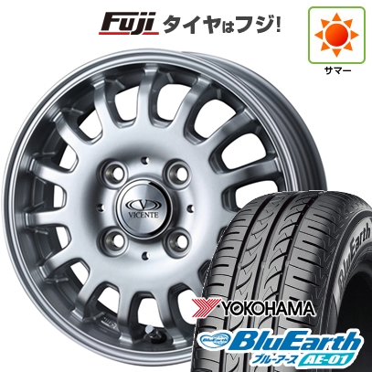 BluEarth 【新品 軽自動車】エブリイワゴン 夏タイヤ ホイール4