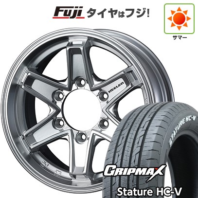 ハイエース　195/80r15 ホイール付き4本 グリップマックス 【新品】ハイエース200系 夏タイヤ ホイール4