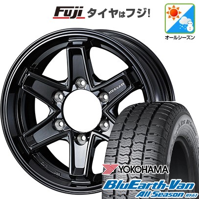 Bluearth-Van 195/80R15 4本セット BluEarth 195/80R15 オールシーズンタイヤ ホイール4本セット