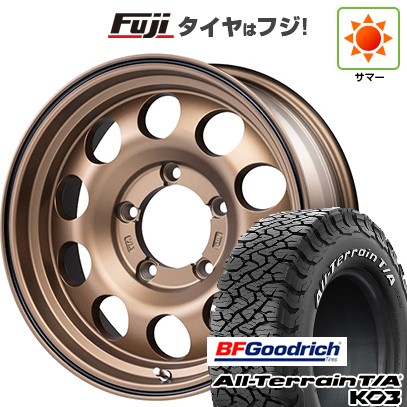 【新品】ジムニーシエラ 夏タイヤ ホイール4本セット 215/70R16 BFグッドリッチ オールテレーンT/A KO3 RWL プラスライン フィールドコンクエスト 16インチ