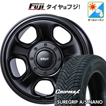 新品 ライズ/ロッキー（ハイブリッド） | オールシーズンタイヤ ホイール4本セット | 195/65R16 | シュアグリップ AS ナノ | トライスター BRUT BR-33 16インチ