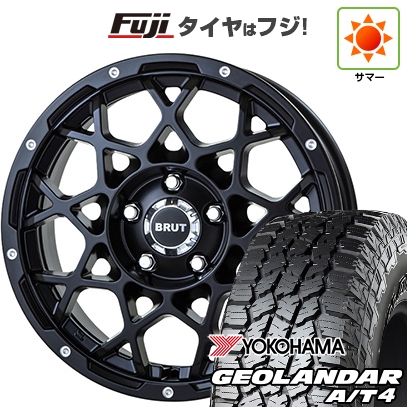 【新品国産車用5穴114.3】 | 夏タイヤ ホイール4本セット | 225/55R18 | ヨコハマ ジオランダー A/T4 G018 RBL | トライスター BRUT BR-55 | 8J 18インチ