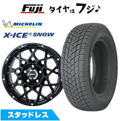 【新品】輸入車用 レネゲード スタッドレスタイヤ ホイール４本セット 215/65R16 ミシュラン エックスアイス スノー トライスター BRUT BR-55 16インチ