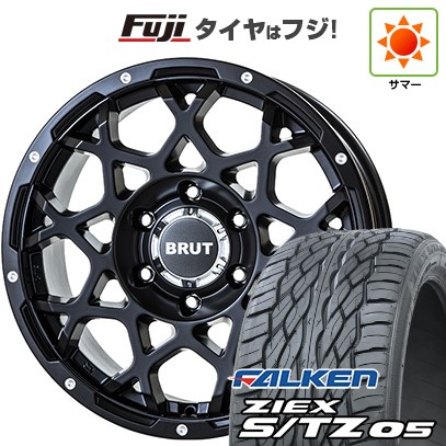 OPEN COUNTRY - 【新品】プラド/ハイラックス 夏タイア 銀輪４本仕かける 265/60R18 ファルケン ジークス S/TZ 05 取り組みはやりっ子 BRUT BR-55 18in