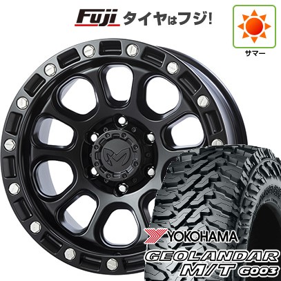 【新品国産車用 6穴139.7車】 夏タイヤ ホイール４本セット 35X12.5R17 ヨコハマ ジオランダー M/T G003 トライスター MKW M204 US Spec 17インチ
