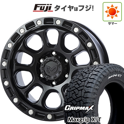 グリップマックス - 新品 プラド/ハイラックス | 炎節タイア 銀輪4本仕かける | 265/65R17 | マックス手持ち部分 X/T RWL(押さえる) | 取り組みはやりっ子 MKW M204 US Spec | 9J 17in