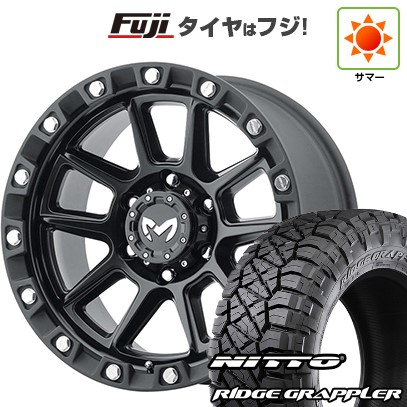 【パンク保証付き】【新品】プラド/ハイラックス 夏タイヤ ホイール４本セット 265/65R17 ニットー リッジグラップラー トライスター MKW M205 US Spec 17インチ