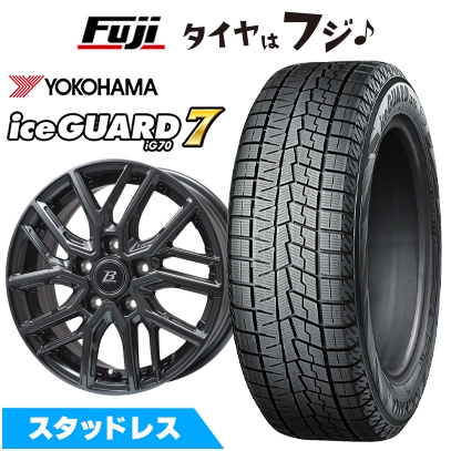 【新品】シエンタ 2015-22 スタッドレスタイヤ ホイール4本セット 185/60R15 ヨコハマ アイスガード7 セブンIG70 ブランドルライン ヴァレーゼ 5.5J 15インチ