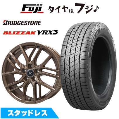 【新品国産車用 5穴114.3車】 スタッドレスタイヤ ホイール4本セット 205/50R17 ブリヂストン ブリザック VRX3 ブランドルライン ヴァレーゼ 7J 17インチ