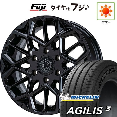【新品】ハイエース200系 夏タイヤ ホイール4本セット 215/60R17 109/107T ミシュラン アジリス3 ヴァレンティジャパン VALENTI ヴィゴラス 17インチ
