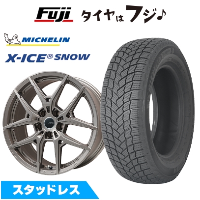 X-ICE - 【新品】インポート車用 MINI（F60） スタッドレスタイヤ 銀輪4本仕かける 225/50R18 ミシュラン エックス内燃機関 白いもの ビッグウエイ AFG VX 7.5J 18in
