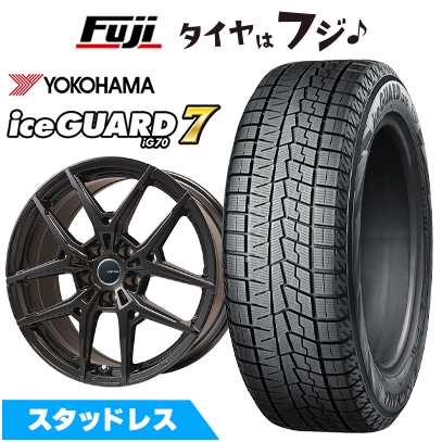 【新品】輸入車用 MINI（U25） スタッドレスタイヤ ホイール4本セット 225/60R17 ヨコハマ アイスガード7 セブンIG70 ビッグウエイ AFG VX 7.5J 17インチ
