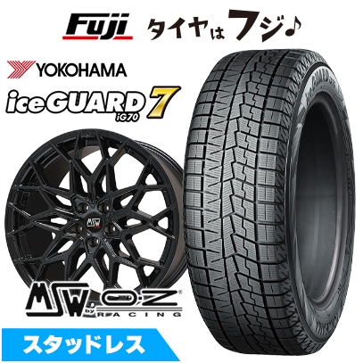 【新品】輸入車用 イヴォーク スタッドレスタイヤ ホイール4本セット 235/50R20 ヨコハマ アイスガード7 セブンIG70 MSW by OZ Racing MSW 51 8.5J 20インチ