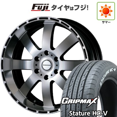 グリップマックス 【新品】ハイエース200系 夏タイヤ ホイール4本 