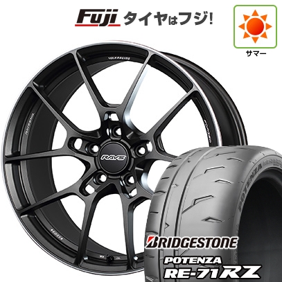 【新品】シビック タイプR(FL5) | 夏タイヤ ホイール4本セット | 265/35R18 | ポテンザ RE-71RZ | G025 | 9.5J 18インチ